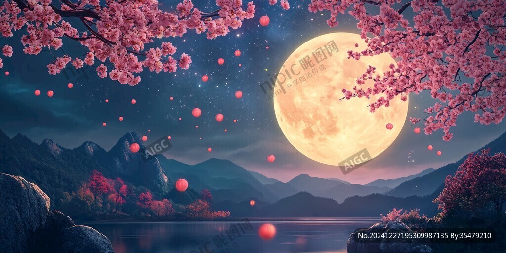 夢幻中秋節場景