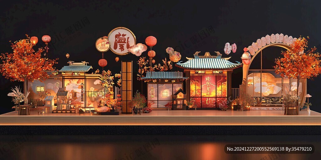 新中式美陳dp打卡點(diǎn)