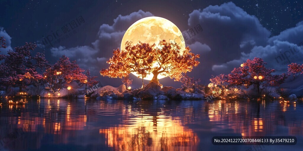 夢幻中秋節場景