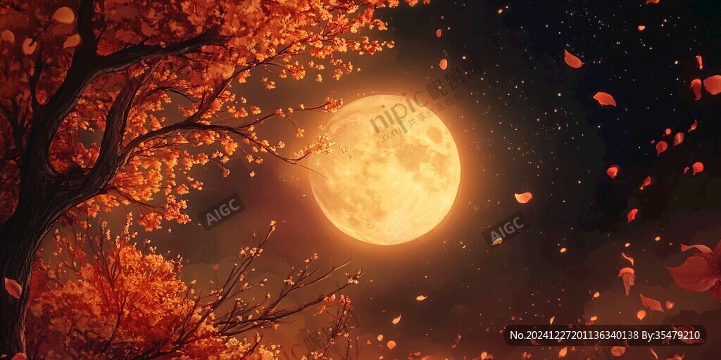 中秋唯美寬屏壁紙