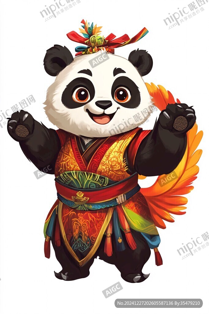 熊貓功夫大俠形像設計