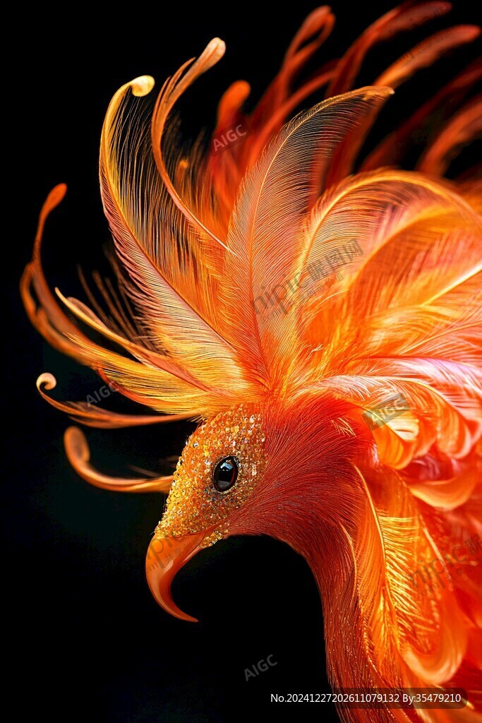 立體質感鳳凰