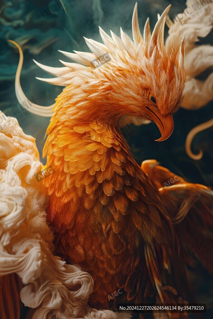 立體質感鳳凰