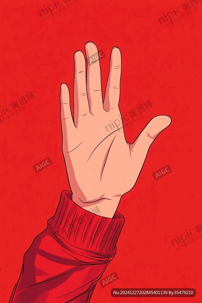 手勢插畫