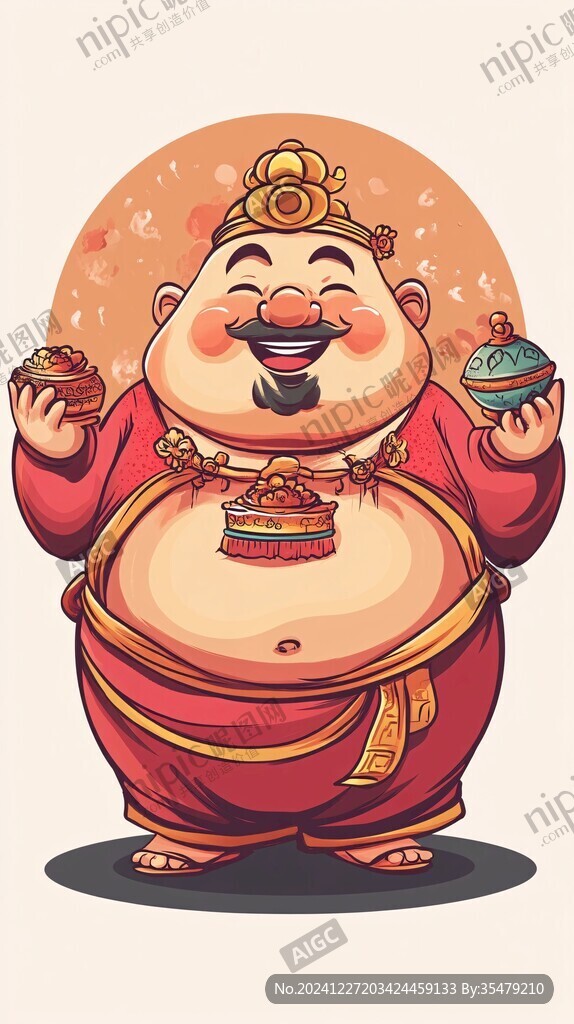 小財神插畫