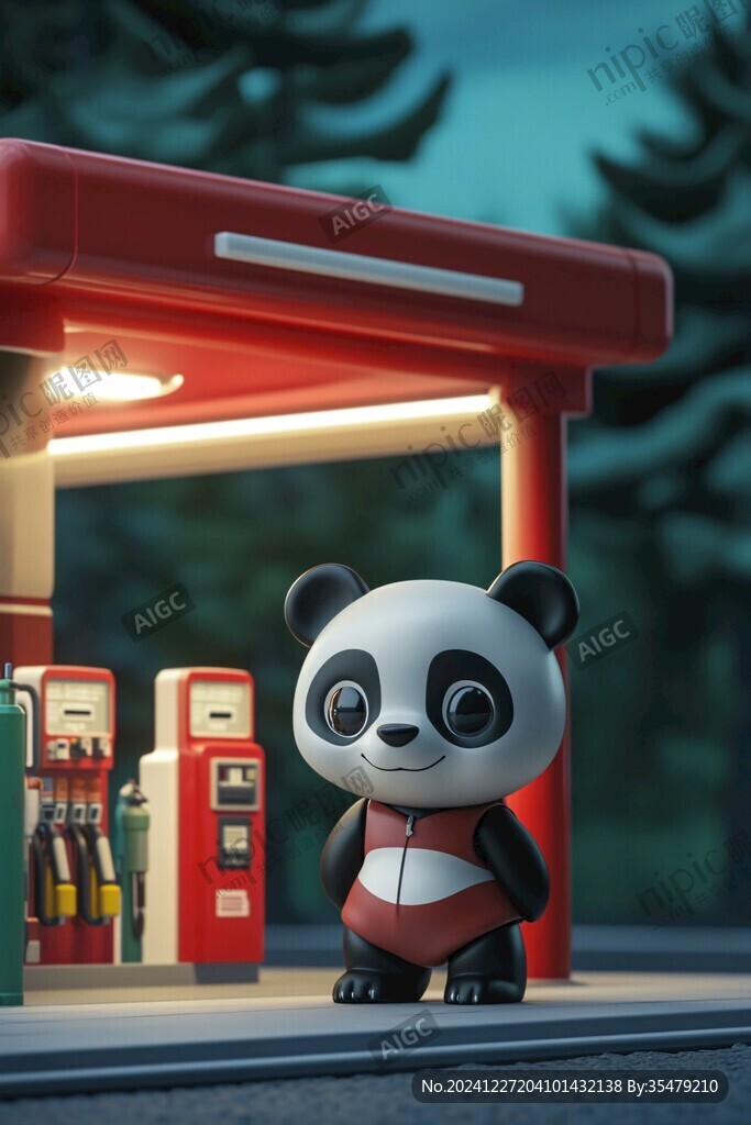 熊貓創(chuàng)意燒烤設(shè)計