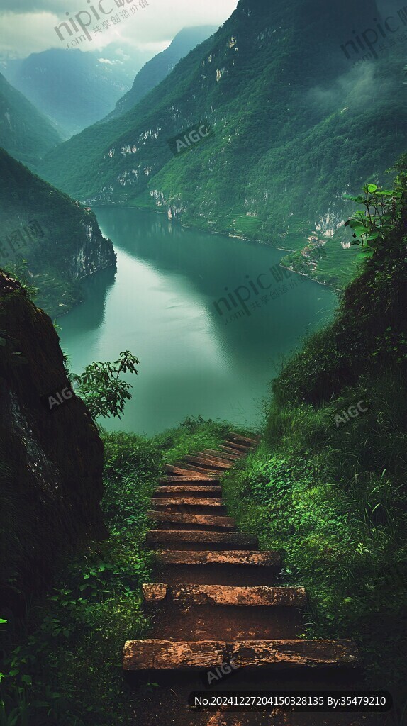 唯美臺(tái)階小路