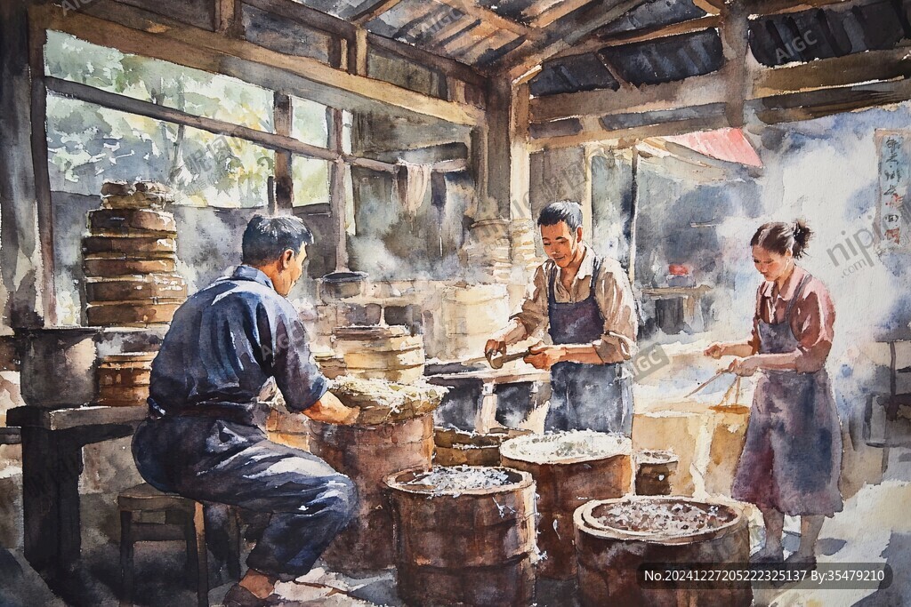 豆腐坊插畫