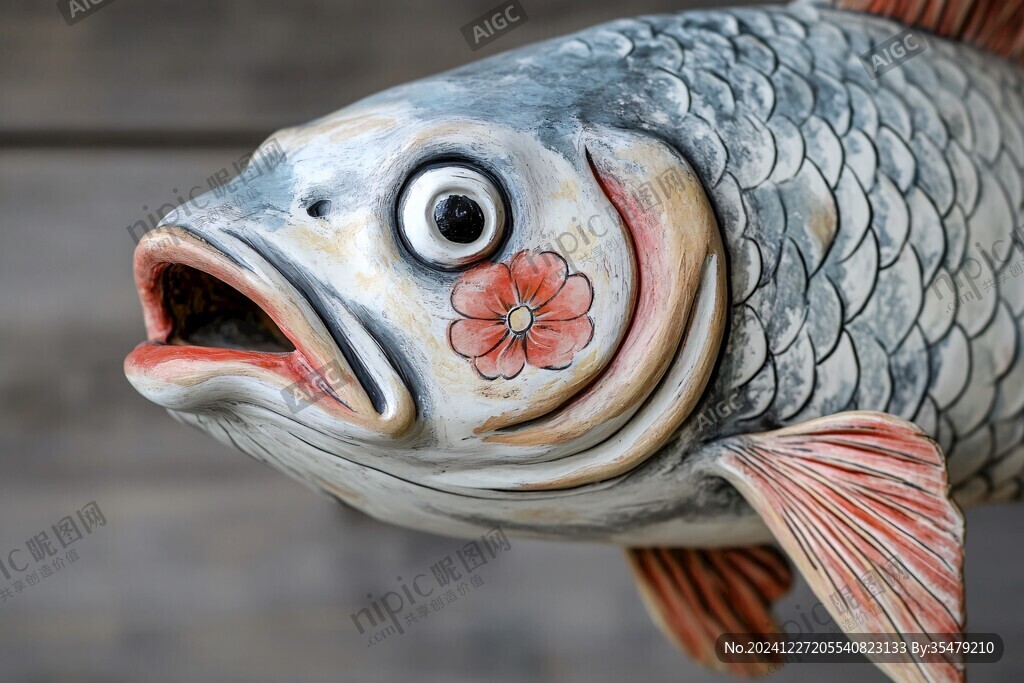 木質鯉魚