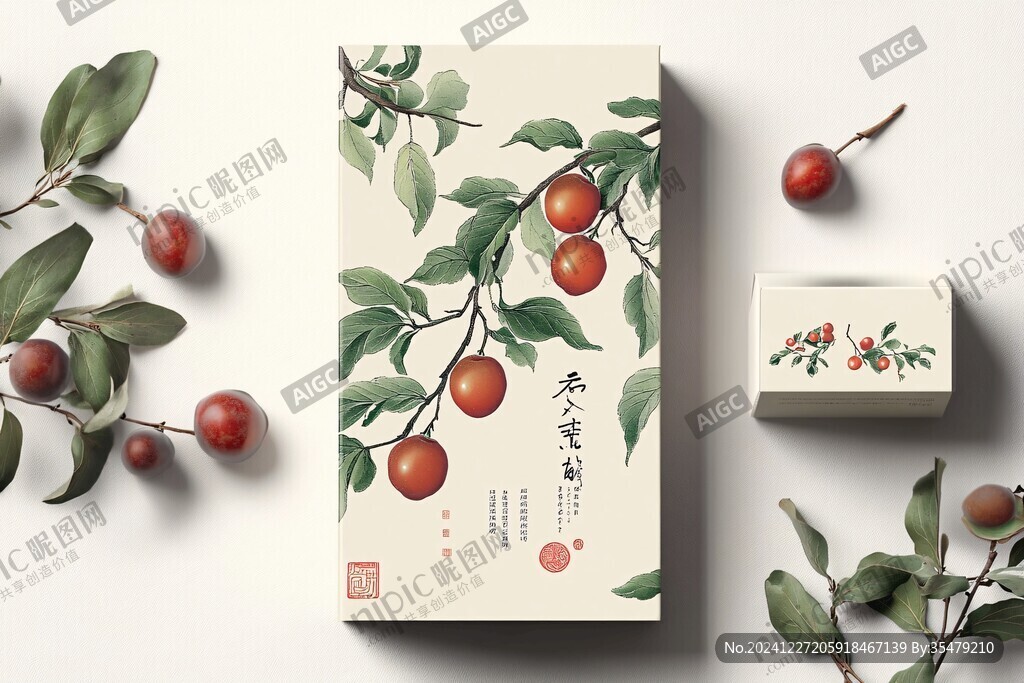 大棗插畫包裝