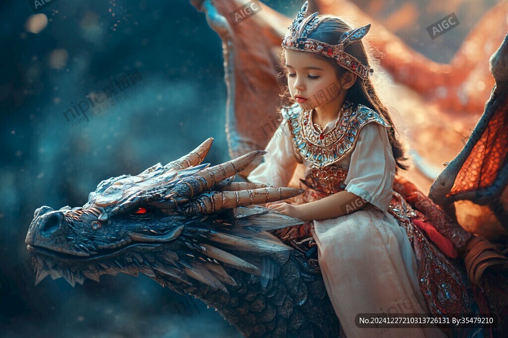 騎龍的少女