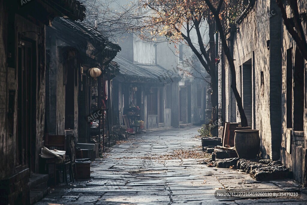 秋色古街