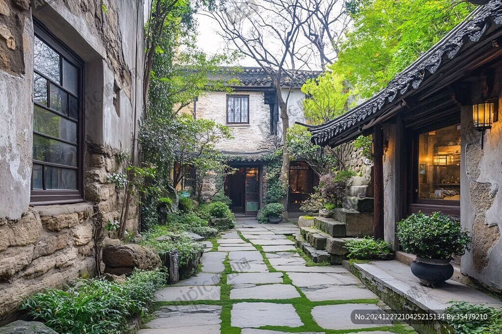 古宅庭院小路