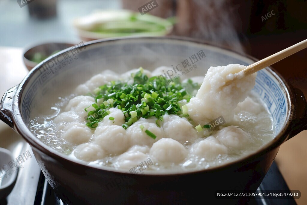 火鍋配菜魚圓