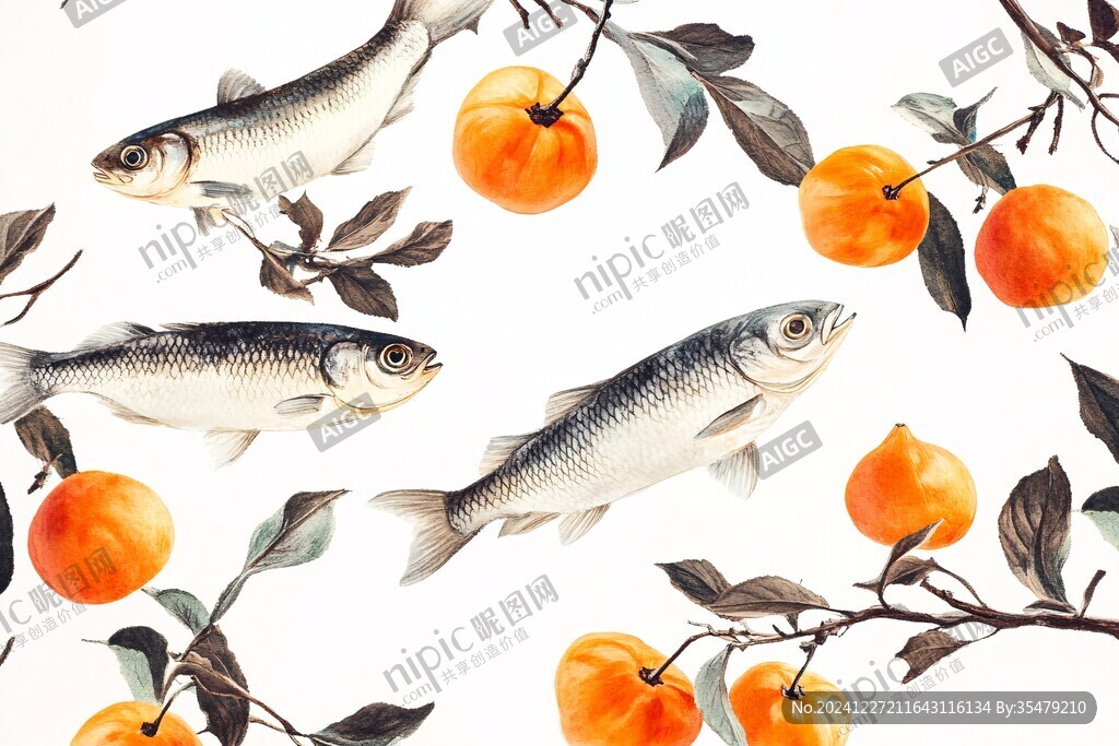 工筆魚