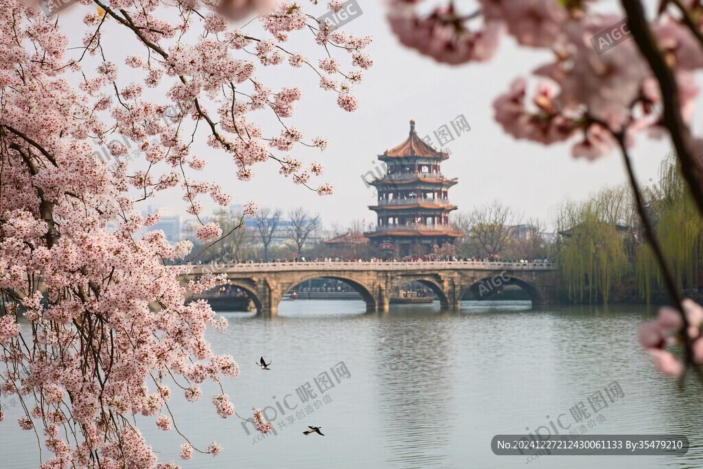 春天的望海樓