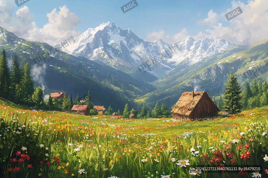 寬屏風(fēng)景畫