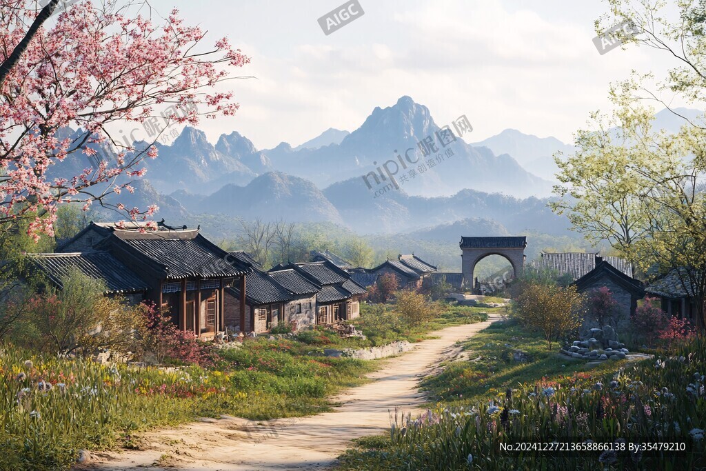 韓式鄉(xiāng)間建筑庭院