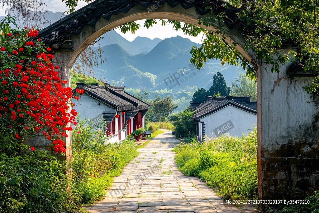 花徑柴門