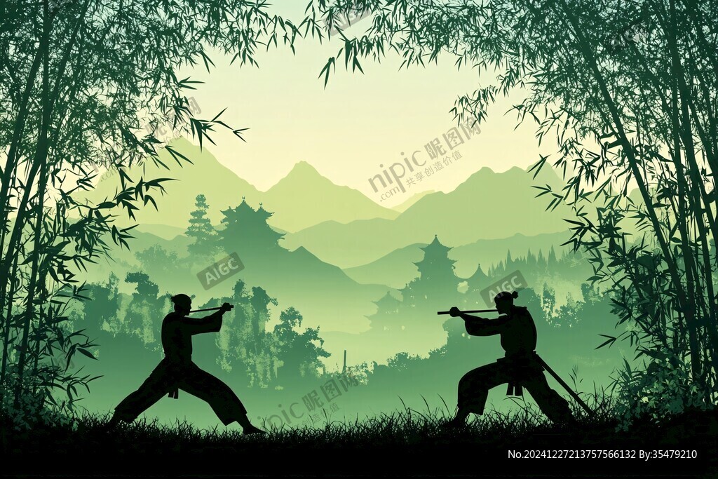 武術插畫