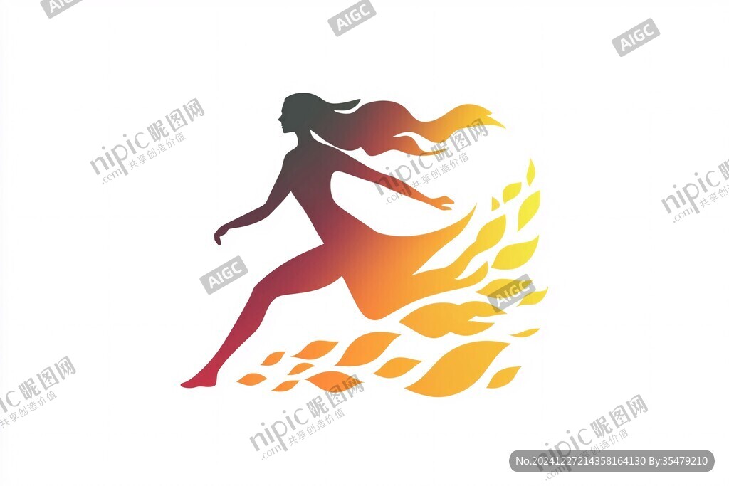 女人跳舞logo