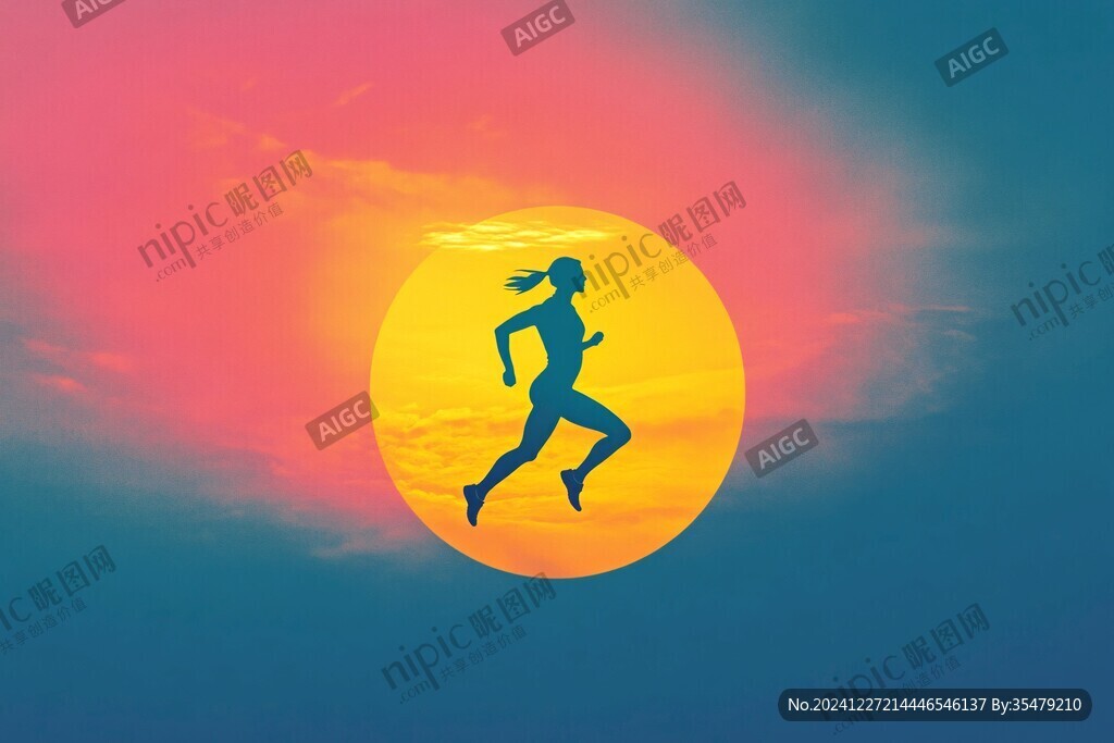 晨跑夜跑logo