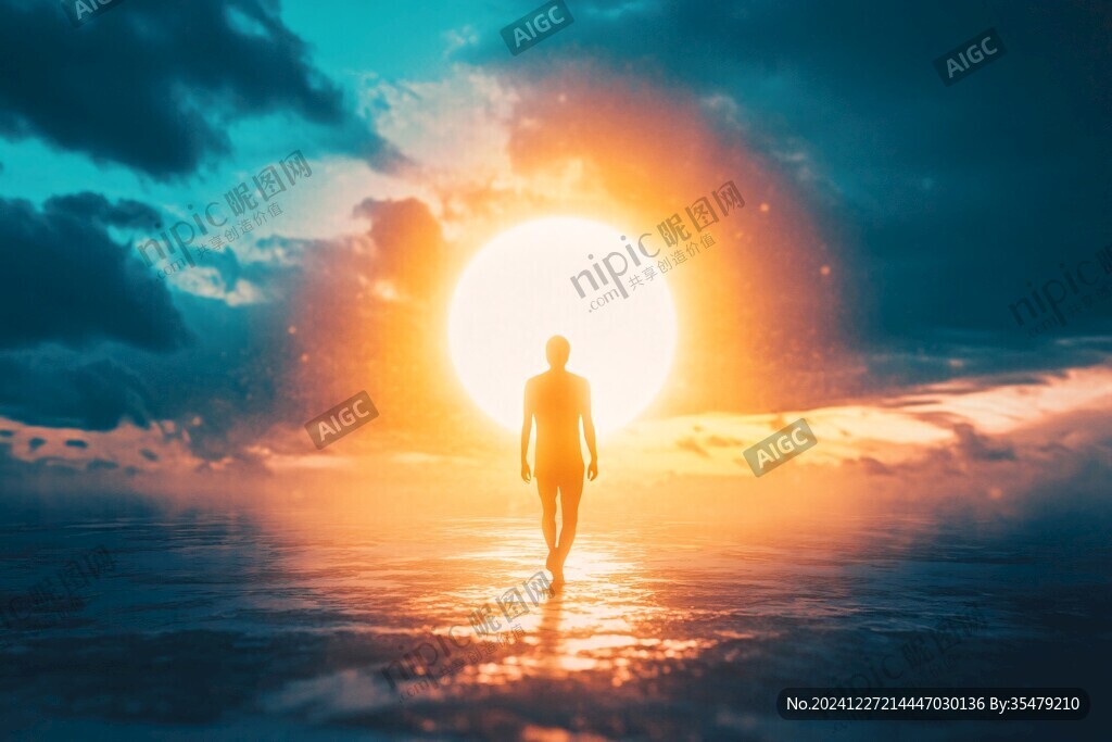 向著陽光行走的人