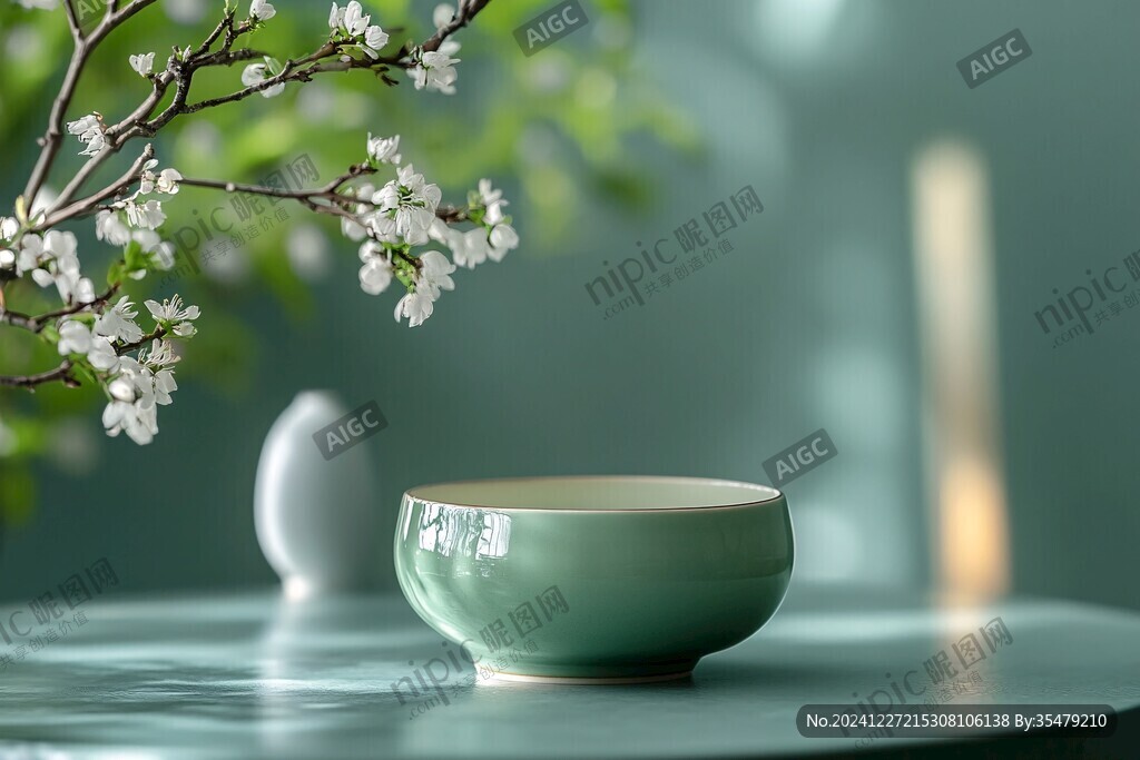 陶瓷餐具場景圖