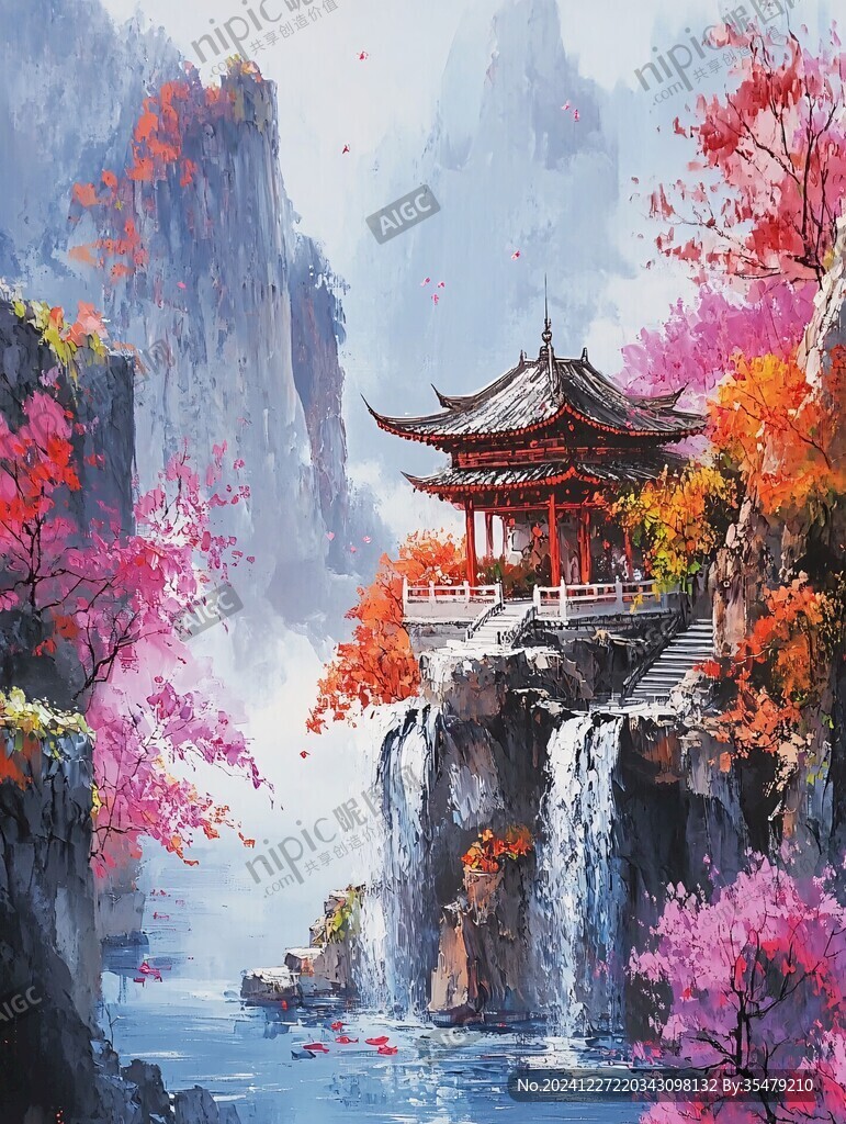 古風(fēng)山水場(chǎng)景