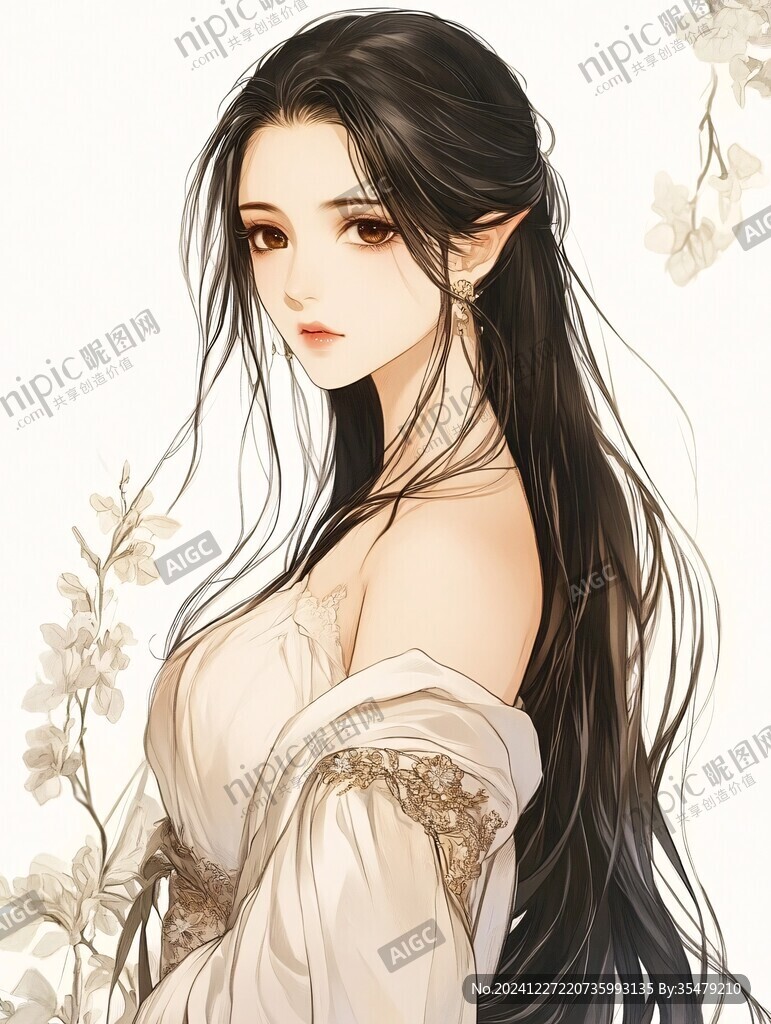 板繪人像