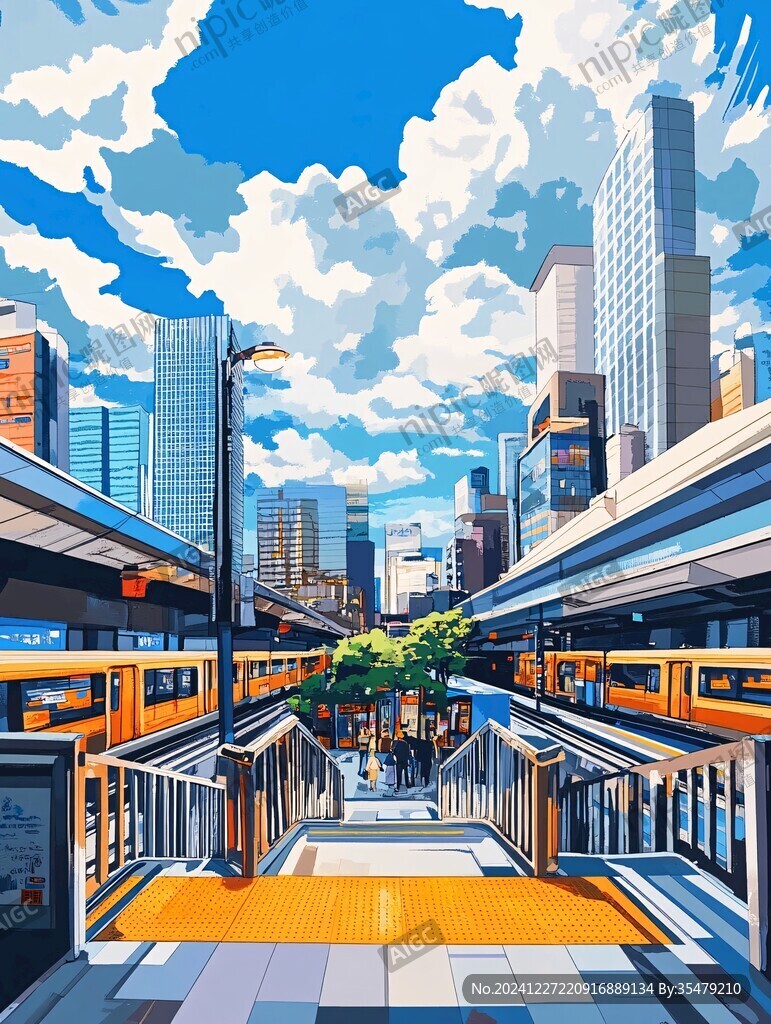 街景插畫