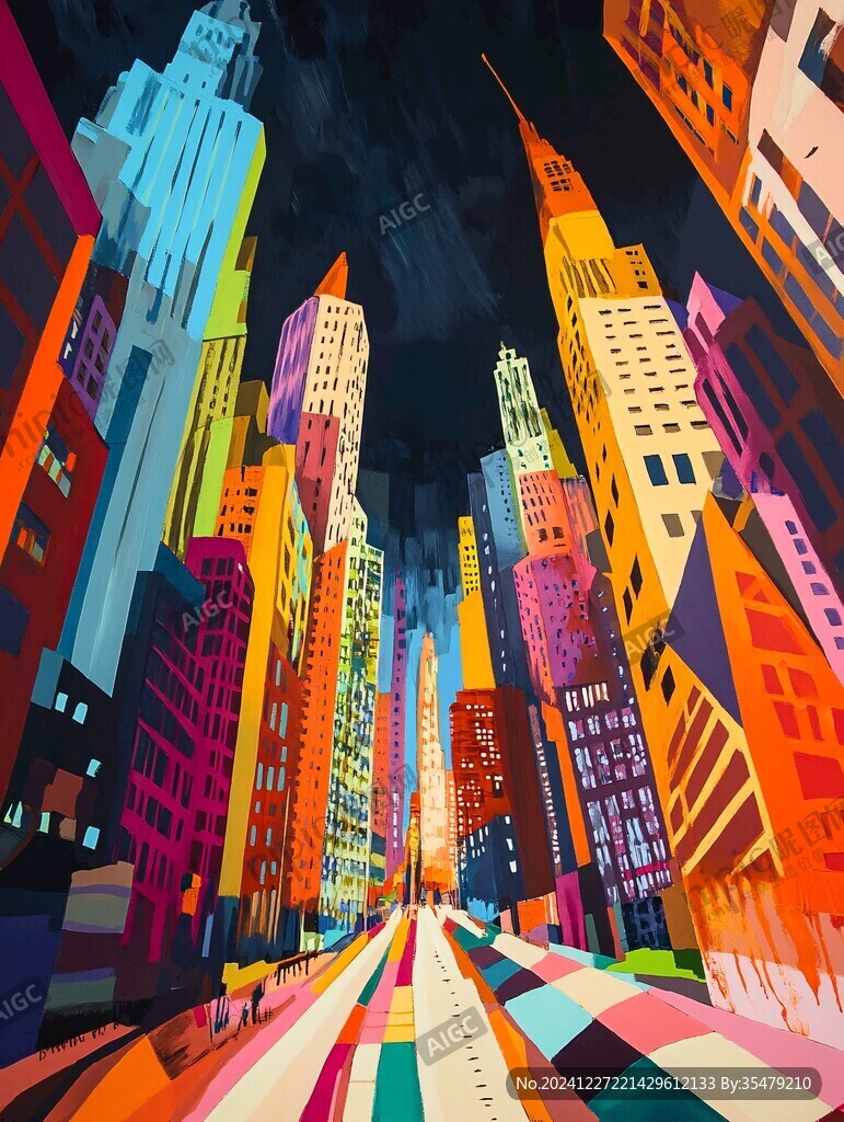 多彩的城市