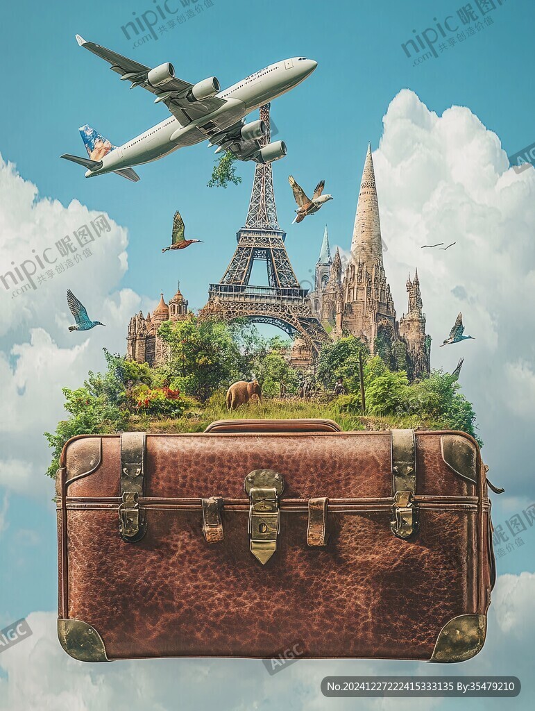3d旅行海報(bào)