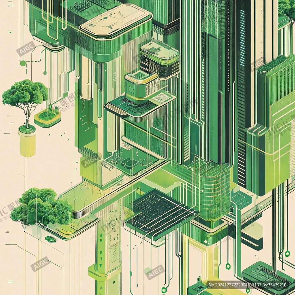 都市生態插畫