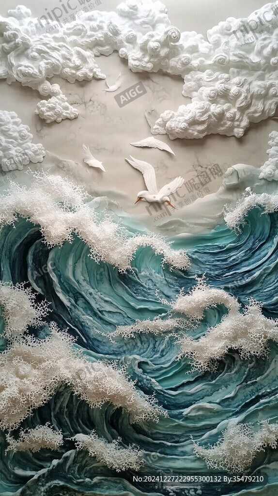 立體畫3d海洋