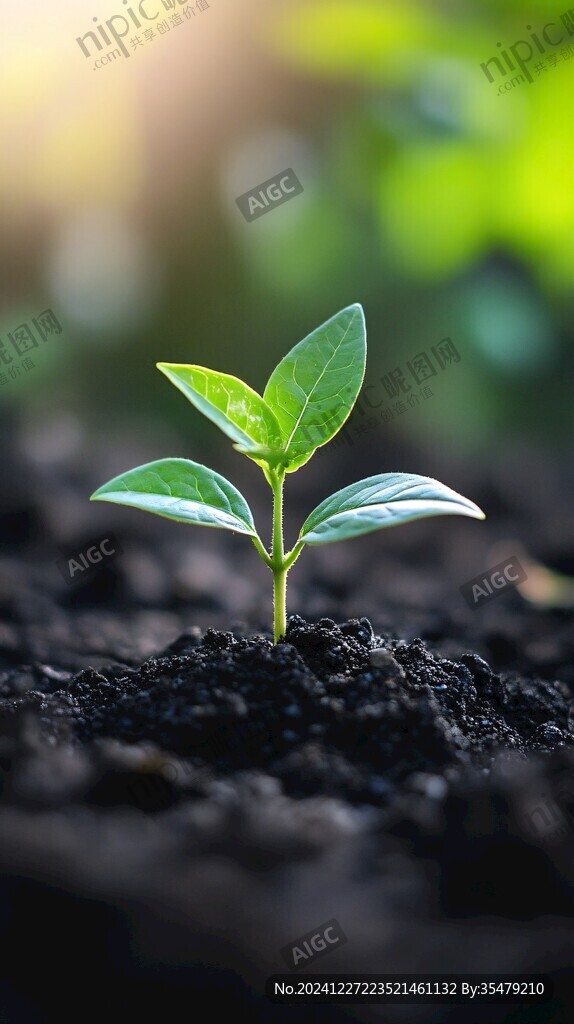 生命綠色植物發(fā)芽
