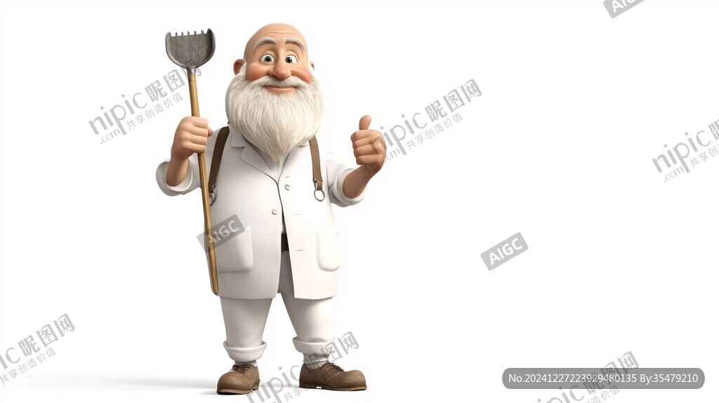 礦工人物模型