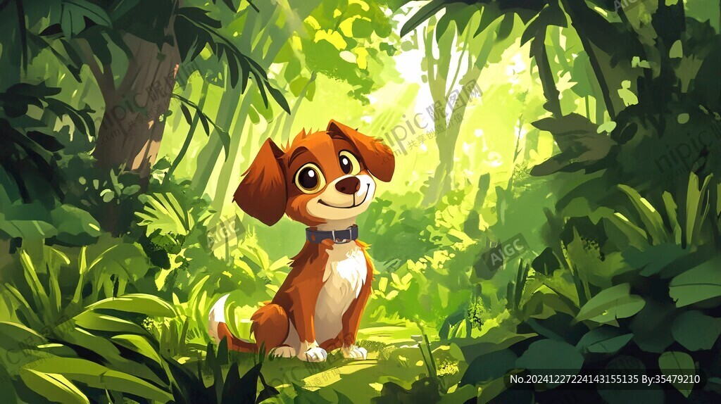 比格犬插畫