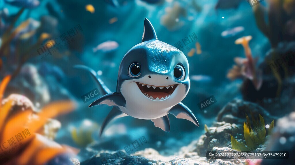 鯊魚動畫形象