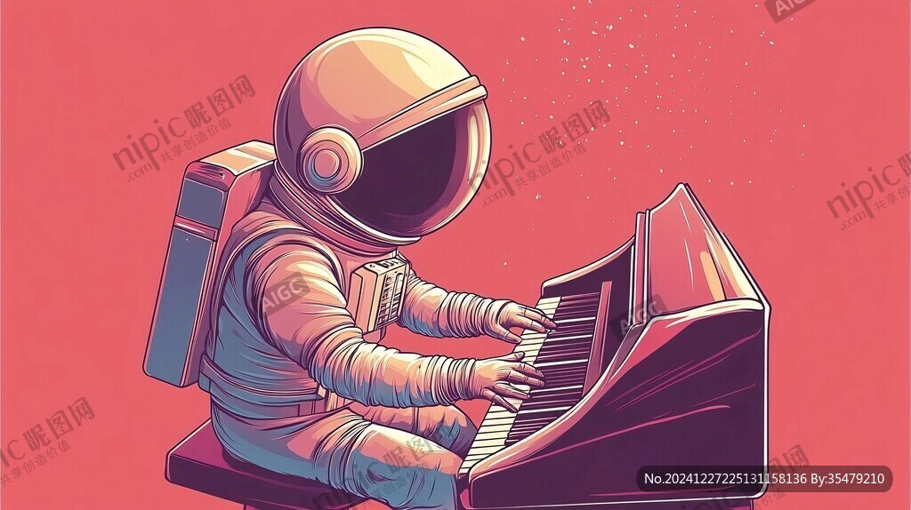 宇航員插畫