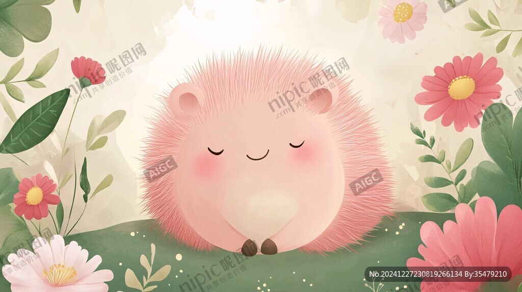 小刺猬臨摹
