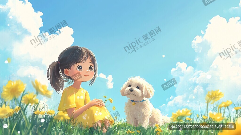 治愈系兒童插畫