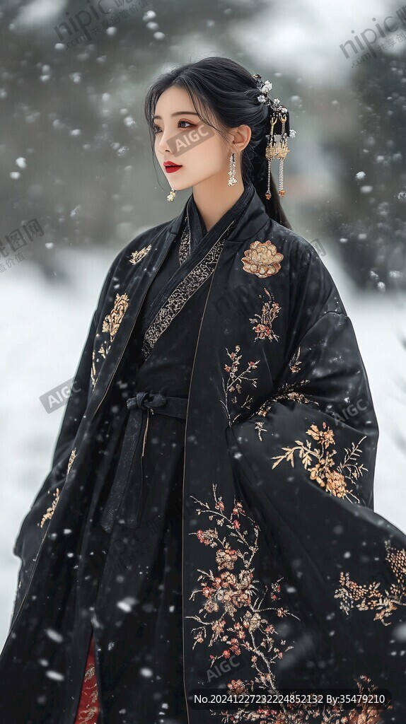 古裝漢韻冬雪