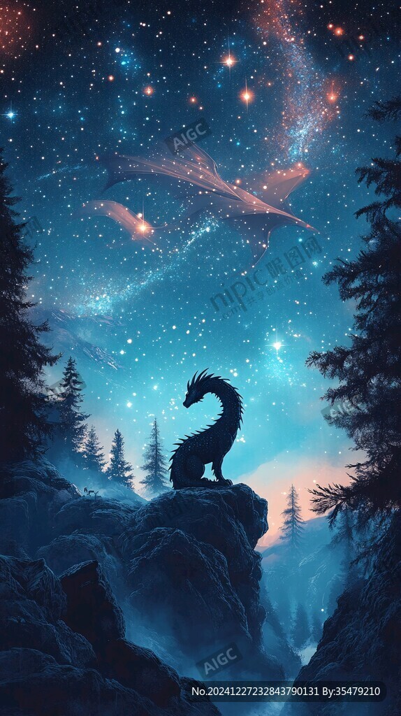星月河幻想插畫