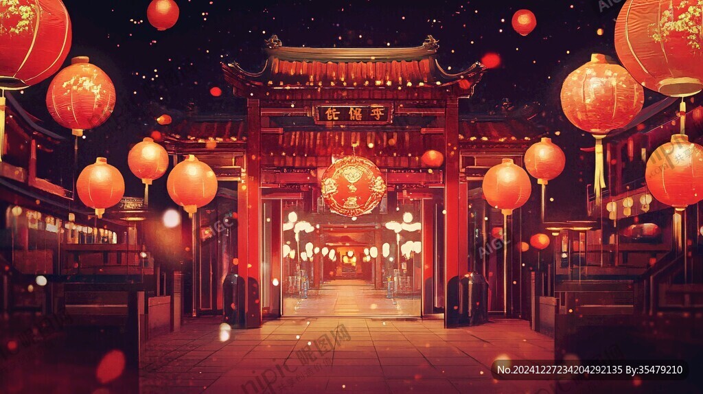 新年氛圍賀圖