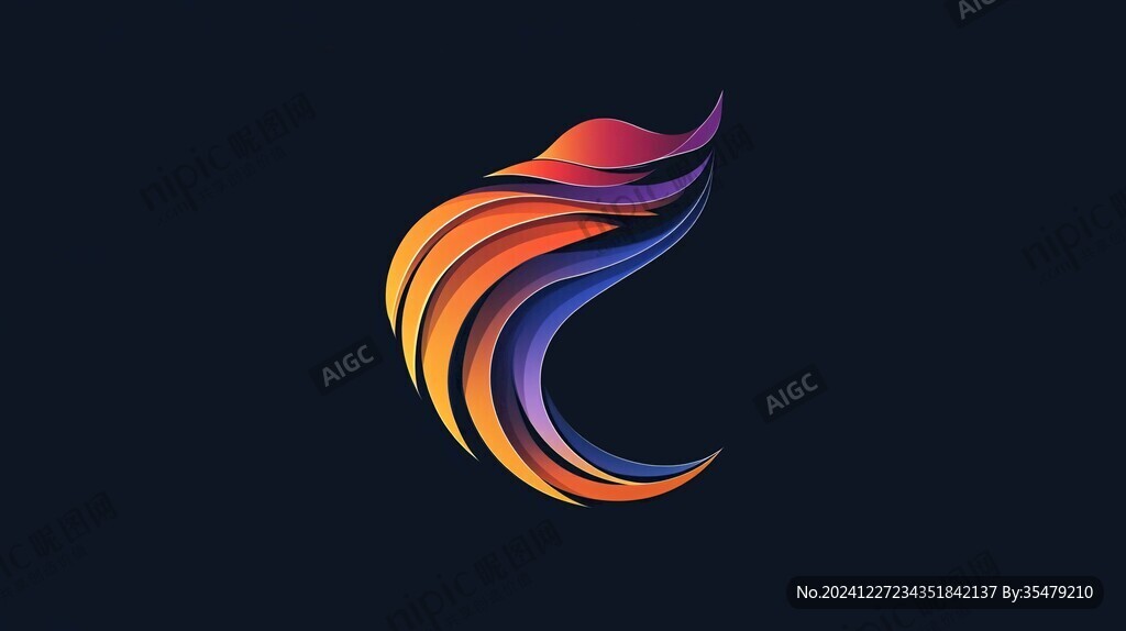 唯美漸變標(biāo)志