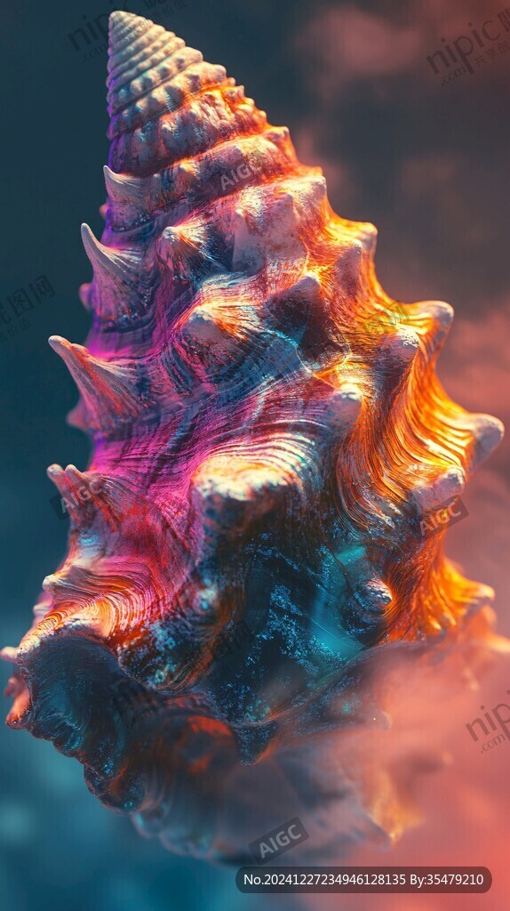 海螺裝飾畫