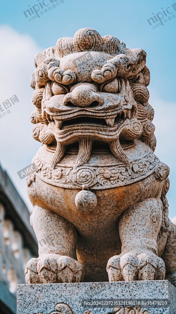 故宮石獸特寫