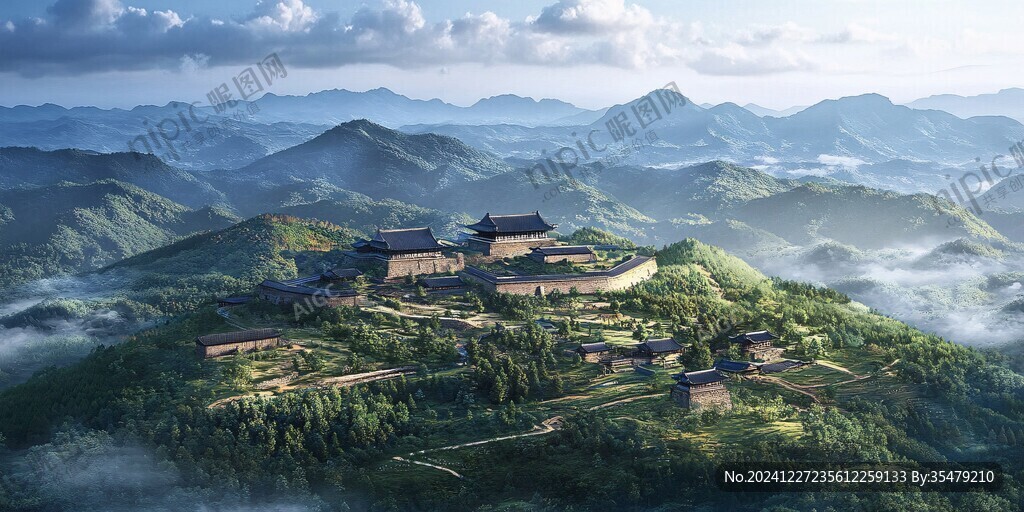 寺院效果圖
