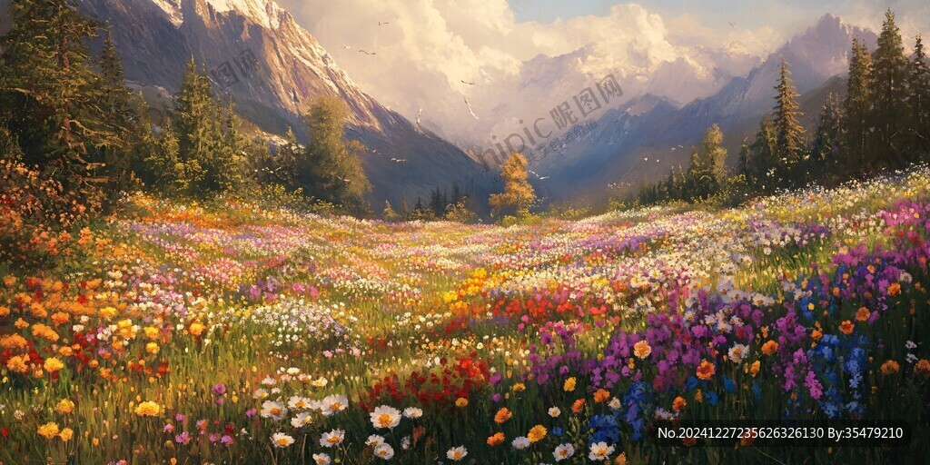 唯美花海風景